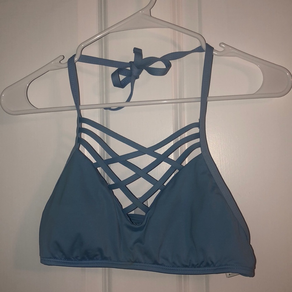 Light Blue Bikini Top